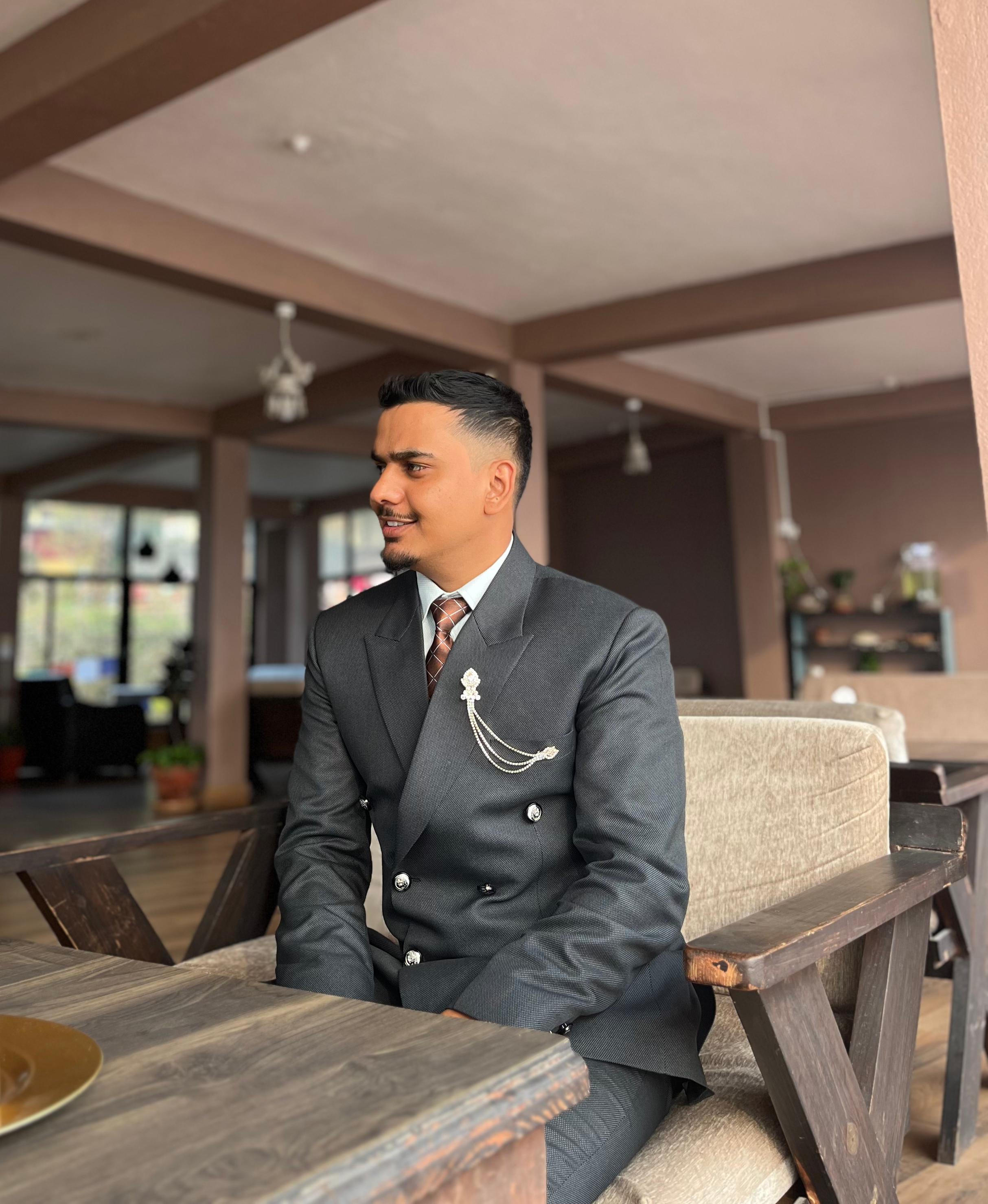 Jiten Chapagain in professional attire